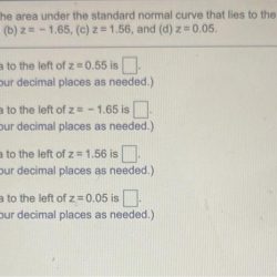 Solved area curve determine normal standard transcribed problem text been show has