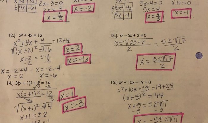 Unit 3 test review geometry