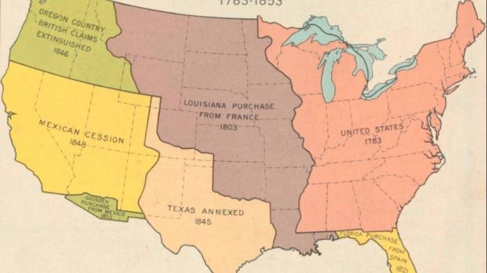 Identify the statements that describe american westward expansion