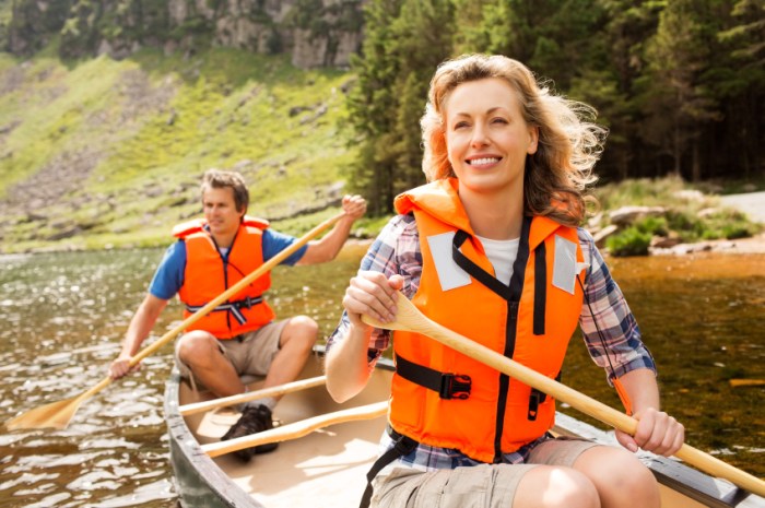 Wearing life jacket girl lake preview